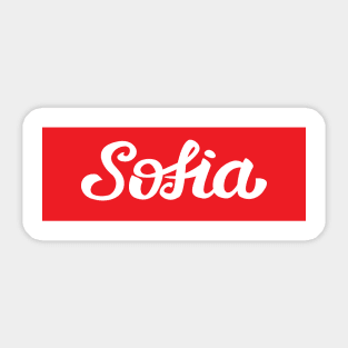 Sofia My Name Is Sofia Sticker